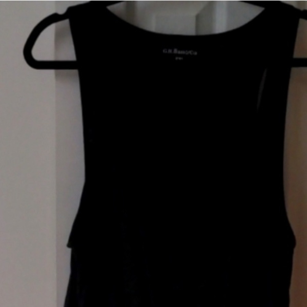 GH Bass Black Tank Dress